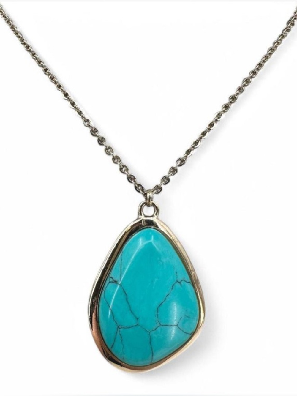 Banana Republic Long Turquoise Necklace